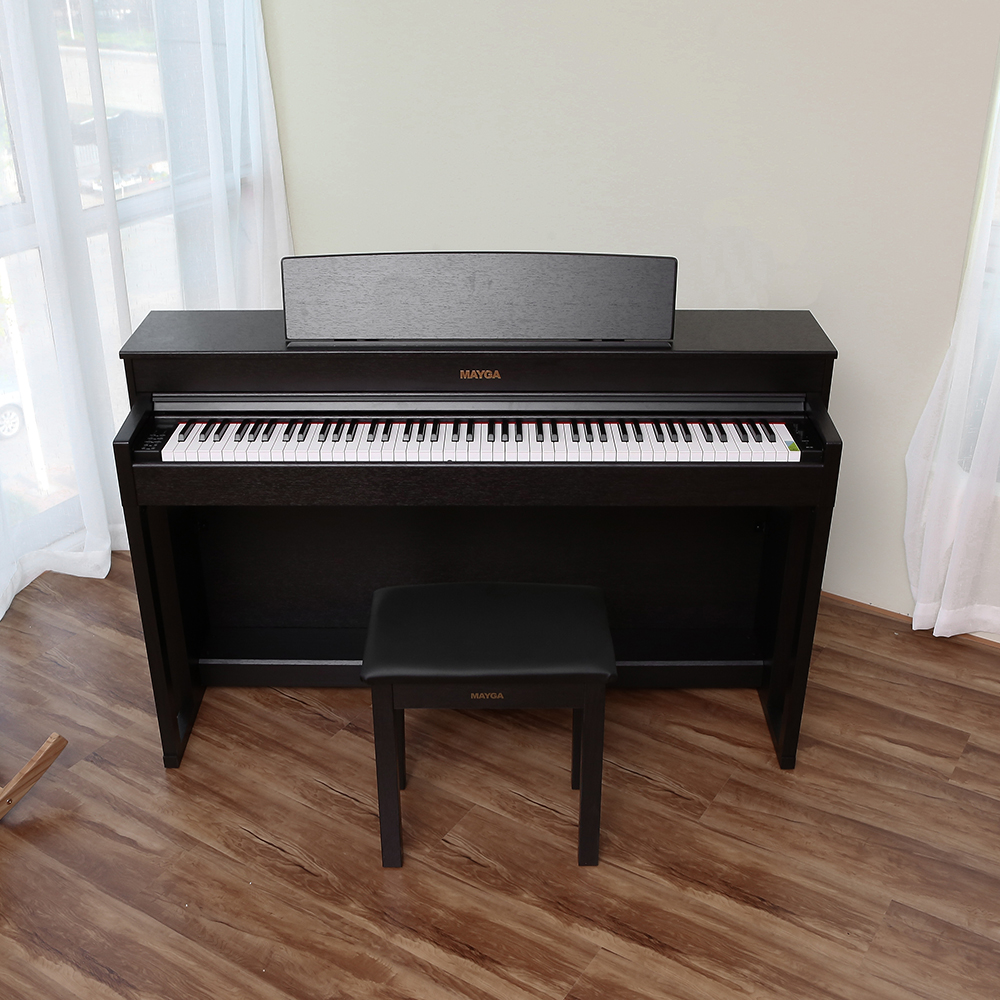 MAYGA MH-60W New 88-Key Digital Piano with Wooden Key Bluetooth Function and Powerful Recording and Playback System MH-60W - Image 4