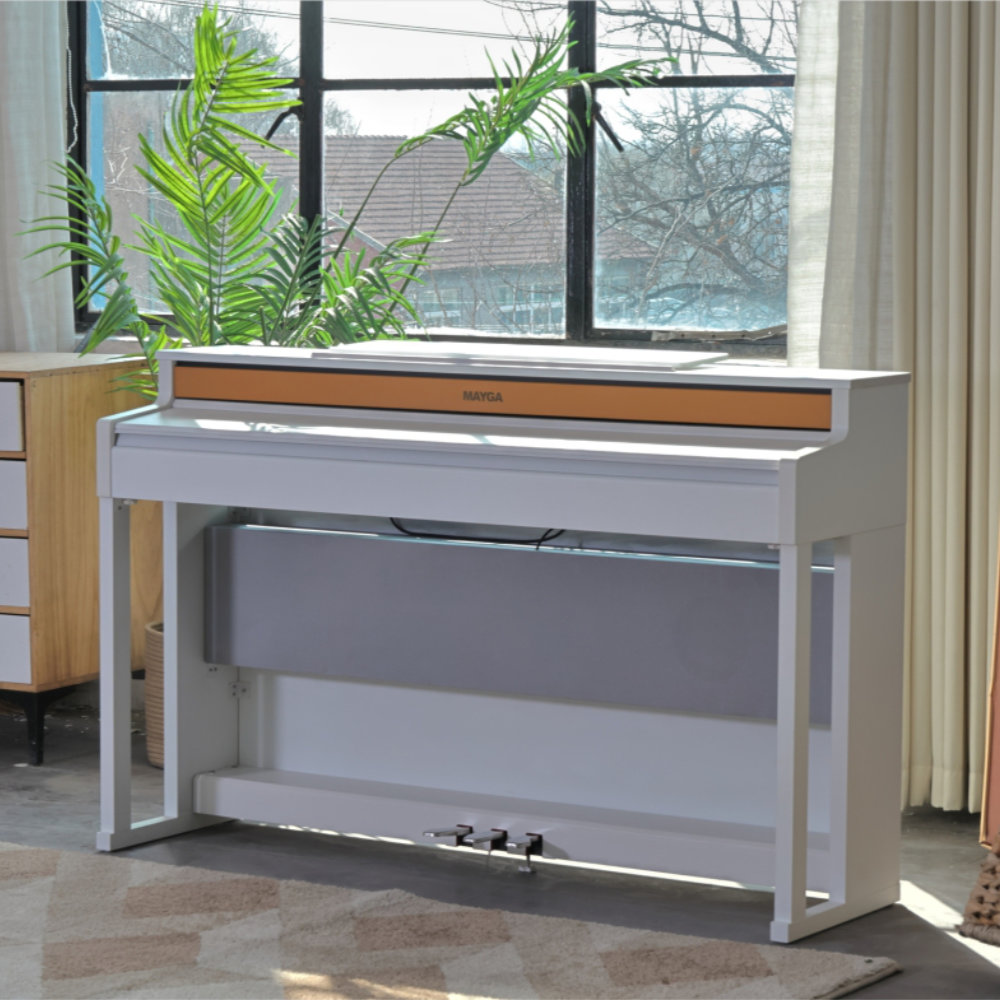 MAYGA CX-300 New 88-Key Digital Piano with Bluetooth Function and Powerful Recording and Playback System CX300 - Image 4